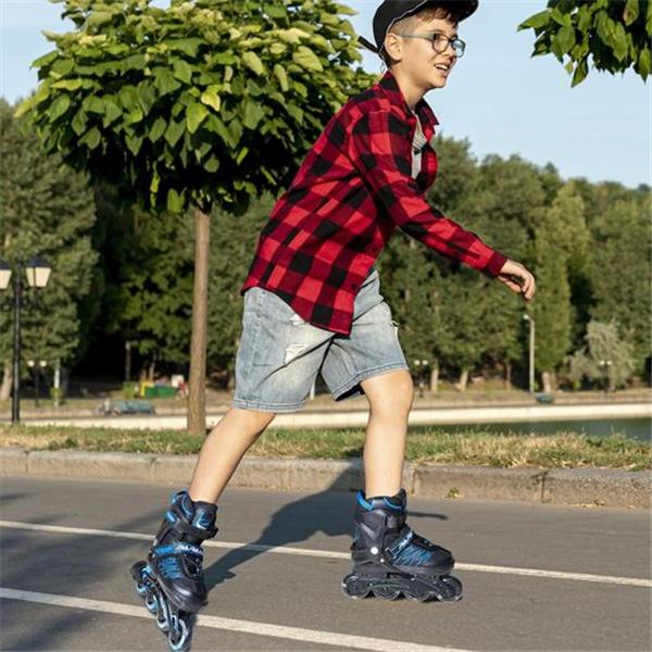 ITurnGlow Adjustable Inline Skates for Kids and Adults, Roller Skates with Featuring All Illumi