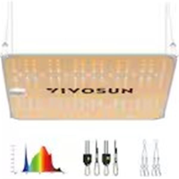 VIVOSUN VS1000E 100-Watt LED Grow Light with Samsung Diodes, Full Spectrum, Warm White