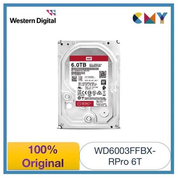 100% Original Western Digital WD Red Pro 6TB 3.5 HDD NAS Internal Hard Drive SATA 7200 rpm WD60