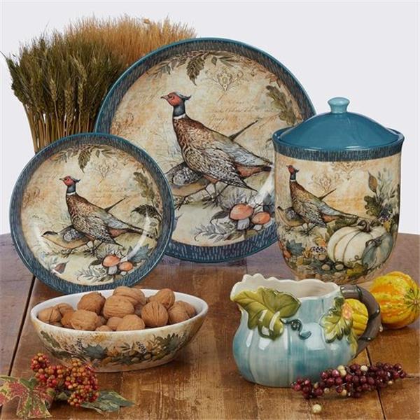 Harvest Gatherings 11" Dinner Plates, Set of 4