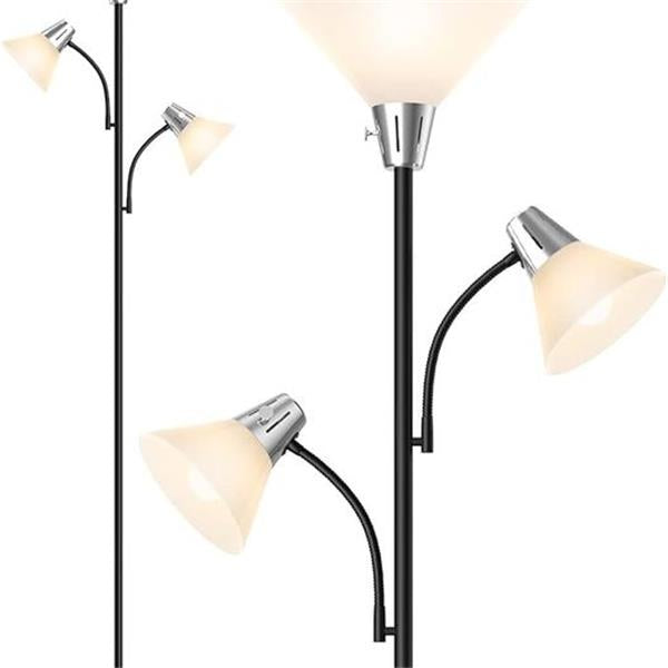 LEPOWER Floor Lamps for Living Room, Standing Lamp with Replaceable 3000K Energy-Saving LED Bul