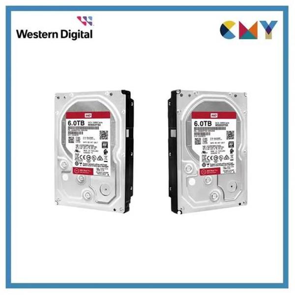 100% Original Western Digital WD Red Pro 6TB 3.5 HDD NAS Internal Hard Drive SATA 7200 rpm WD60