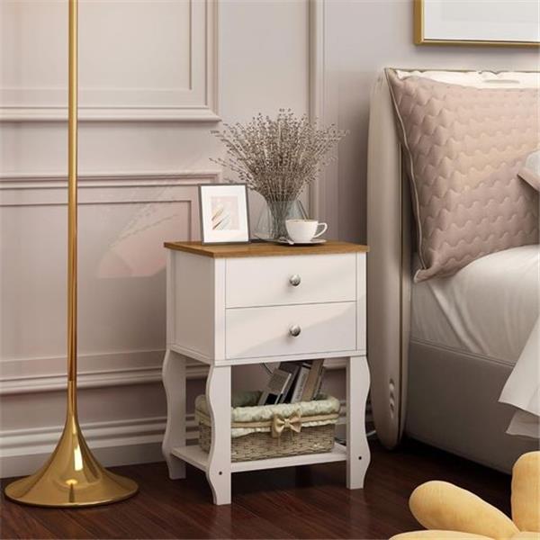 HHETOGOL Side Table with Drawers,XXCTG03WY-E