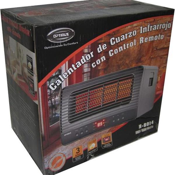 Optimus H-8014 Infrared Quartz Heater with Remote, LED Display