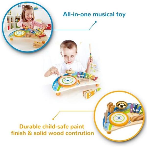 Hape Mighty Mini Band Wooden Percussion Instrument