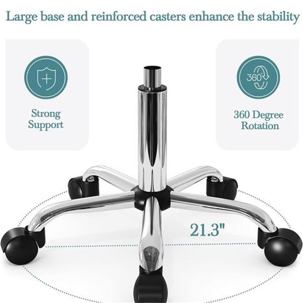 HOOMIC Rolling Stools with Wheels Salon Office Shop Bar Adjustable Spa Tattoo Massage Medical S