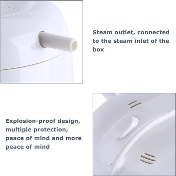 Portable Sauna Steamer, 1.5‑1.8L Home Steam Generator Saunas Steamer Pot, Home SPA Machine for