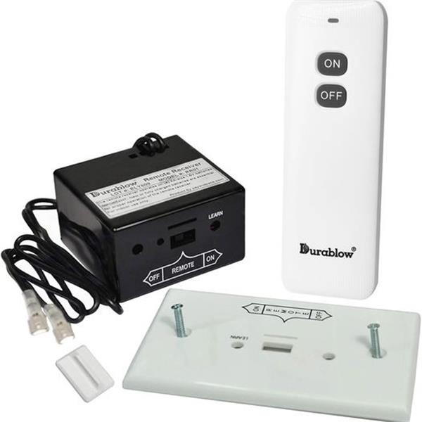 Durablow TR1001 On/Off Gas Fireplace Remote Control Kit for Millivolt Valve, IPI Module, Replac