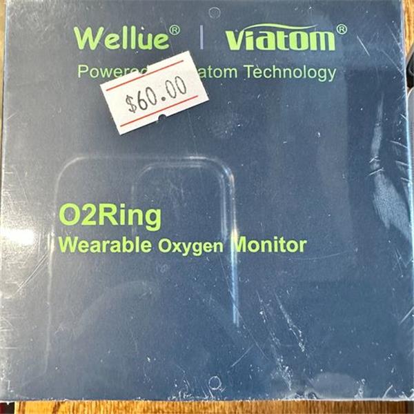 O2Ring by Wellue, Ring Sleep Oxygen Monitor |   Heart Rate with Vibration Alert on Finger
