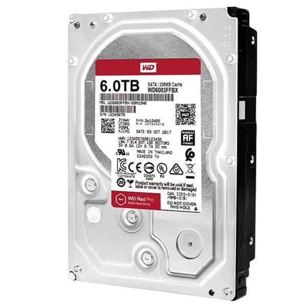 100% Original Western Digital WD Red Pro 6TB 3.5 HDD NAS Internal Hard Drive SATA 7200 rpm WD60