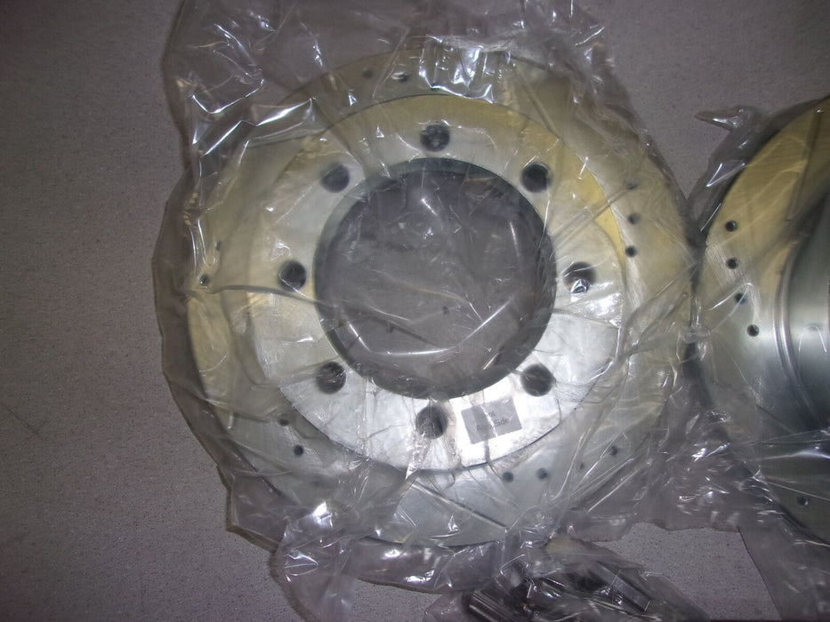 NEW PowerStop Front Brake Rotor Set with Pad & Hardware AR8553XL