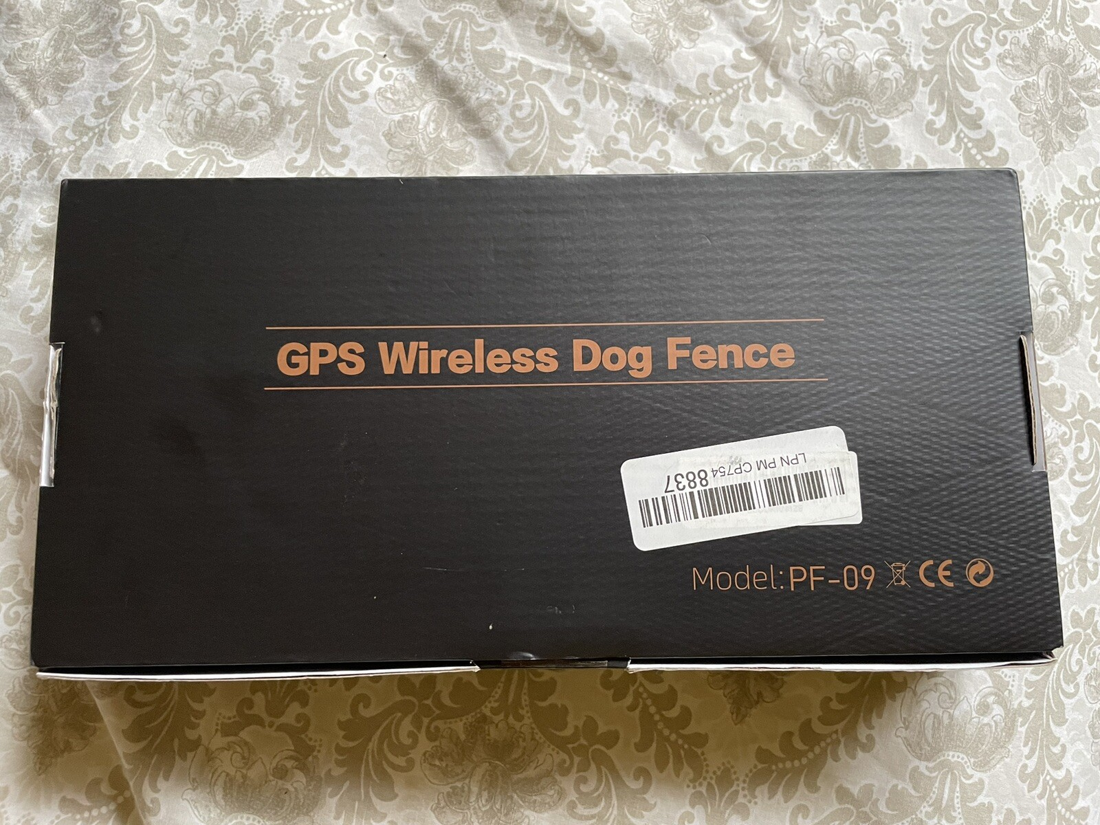 GPS Wireless Dog Fence System PF-09 White Rechargeable - New Open Box