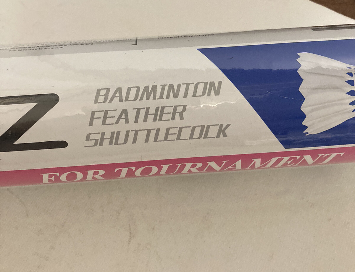 Badminton Tournament Shuttlecocks 12 Pieces Pack Kevenz Feather