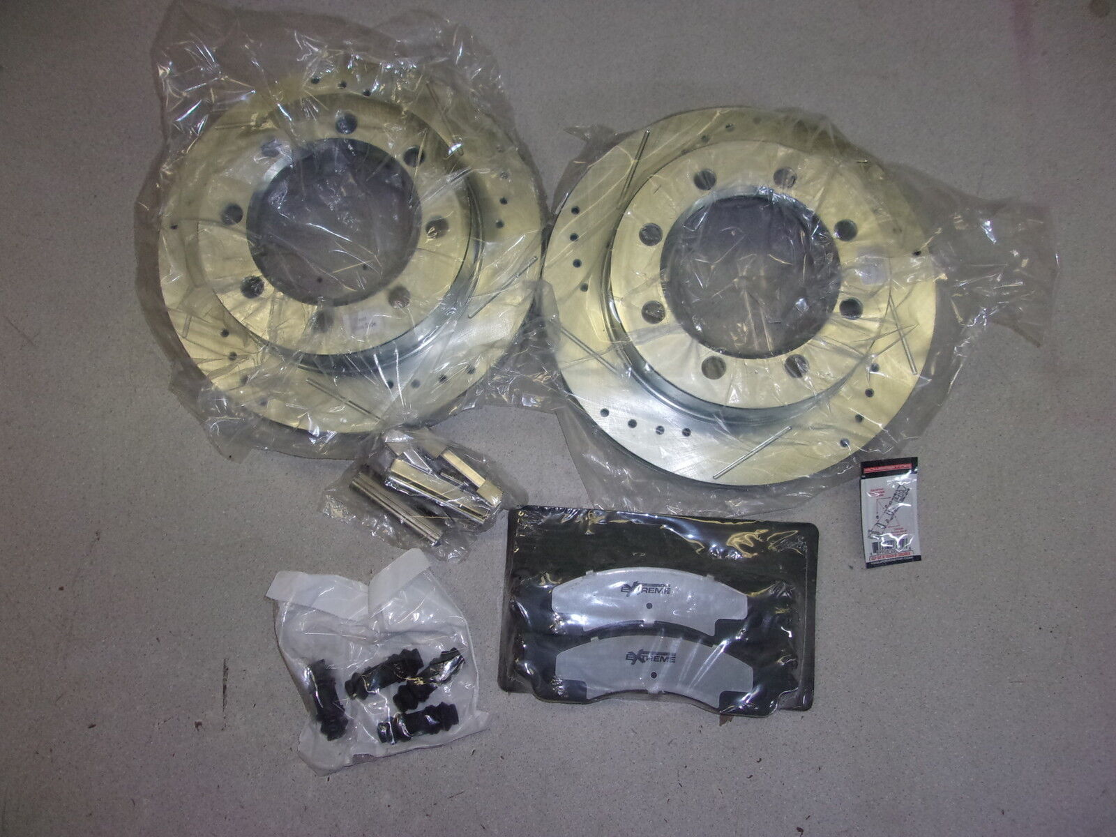 NEW PowerStop Front Brake Rotor Set with Pad & Hardware AR8553XL